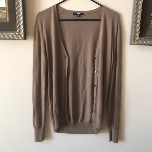 Uniqlo Neutral Brown Cardigan Sweater - Picture 5 of 5